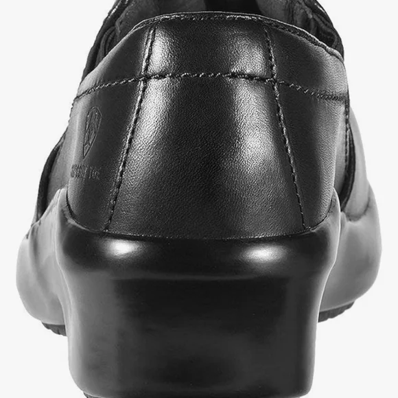 Ariat Workforce black clogs women's leather  static dissipating 5 1/2 new Shoea - Picture 3 of 8